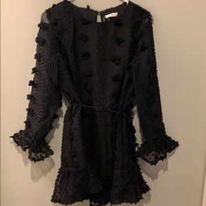 Worn once black lined dress